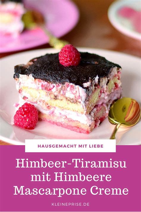 Ein Dessert Zum Verlieben Himbeer Tiramisu Mit Himbeere Mascarpone
