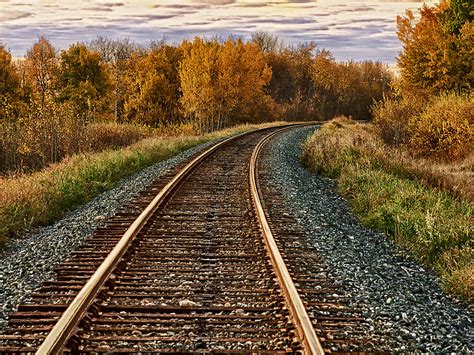 Check out our railroad track photo selection for the very best in unique or custom, handmade pieces from our shops. Train Tracks | Free Stock Photo | Railroad Track On A Fall ...