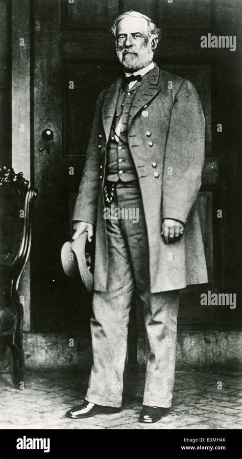 Robert E Lee Us Confederate General 1807 To 1870 Stock Photo Alamy