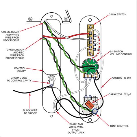 4 way switch wiring diagram fender tele wiring diagram. Fender Telecaster Wiring Diagram Humbucker