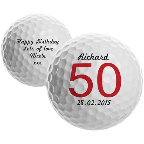 All orders are custom made and most ship worldwide within 24 hours. 50th Birthday Personalised Golf Ball | Find Me A Gift