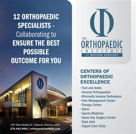 Thursday September 26 2019 Ad The Orthopaedic Institute Of Western