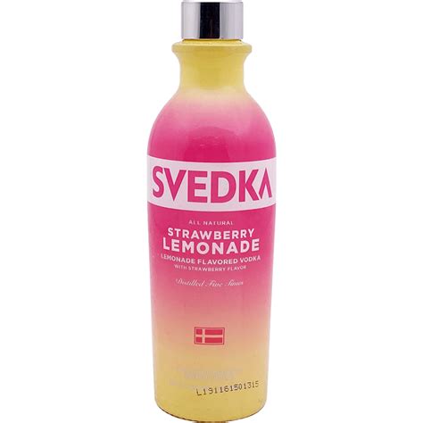 Svedka Strawberry Lemonade Vodka 375ml Bottle Gotoliquorstore