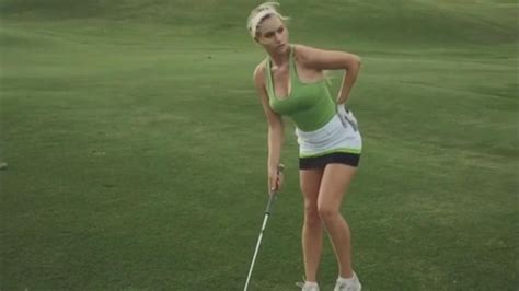 Is This Female Pro Golfers Outfit Too Sexy For The Green Youtube