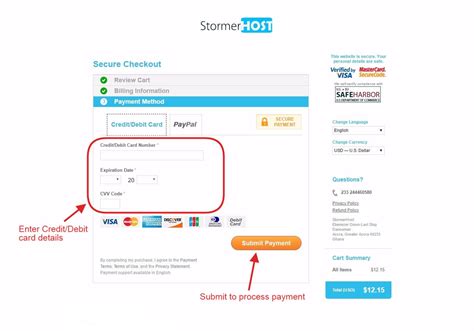To set up your direct debit online, you'll need your bank or building society account number and sort code. How to pay with Credit/Debit Card | StormerHost SupportStormerHost Support