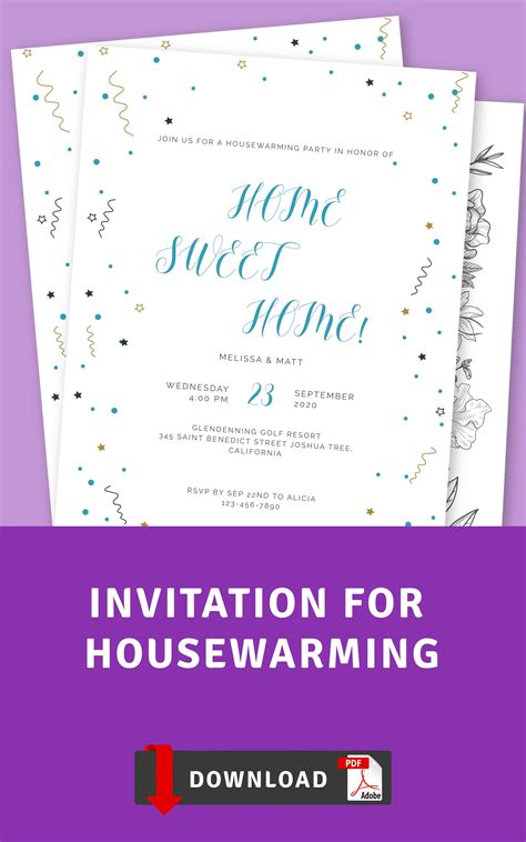 Invitation For Housewarming Housewarming Party Invitation