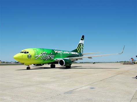 Alaska Airlines Unveils Their “timbers Jet” Livery Updated With More