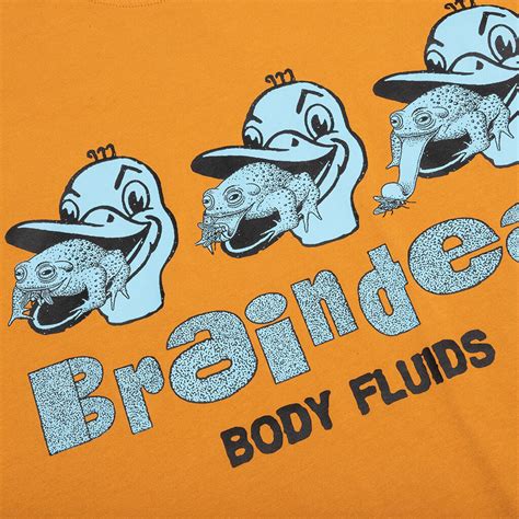 Body Fluids T Shirt Duck Brown Feature