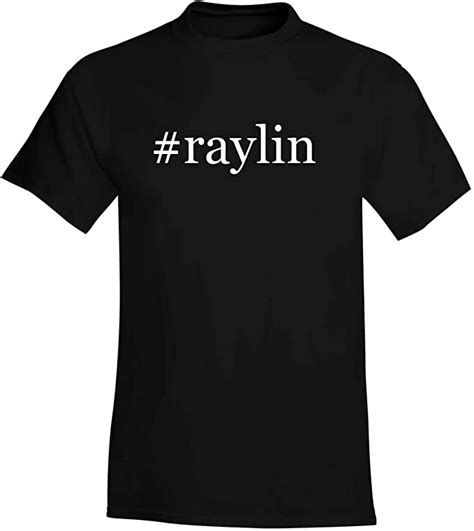 Raylin A Hashtag Soft And Comfortable Mens T Shirt Black