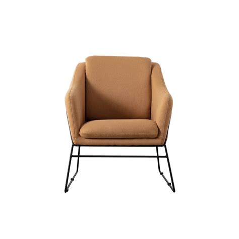 Karl Accent Chair - Woven Mustard - Madden Furniture