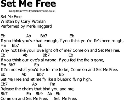Free Printable Country Music Lyrics Printable Templates