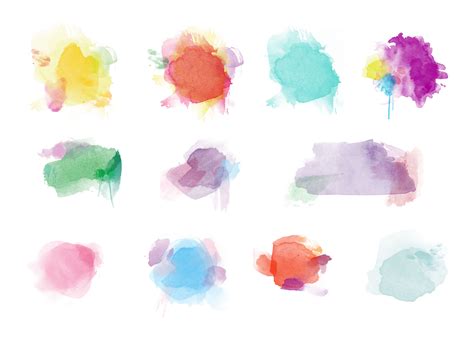 Watercolor Vector Hand Painted Watercolor Template Vector Background