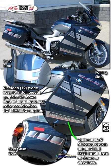 Modern custom bmw motorcycle graphics. Bike specific graphic kits for BMW K 1200 GT - K 1300 GT ...