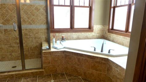 Aging & accessibility, ideas, products, trends, tub & shower updates. Preparing To Remodel A Bathroom | Corner tub, Jet tub ...