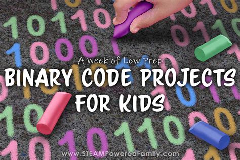 Brilliant Binary Code Projects For Kids Learn The Binary Alphabet
