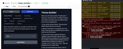 Theme Builder Stopped Working · Issue 4565 · Gradio Appgradio · Github
