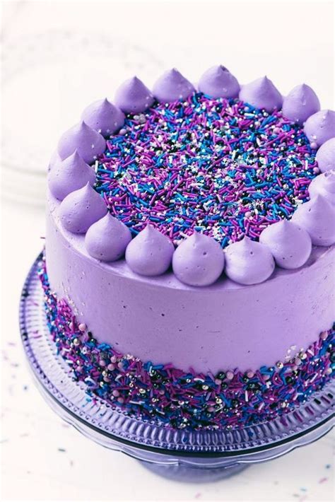 Purple Birthday Cake Birthday Cake Kids Birthday Cake Girls Girl Cakes