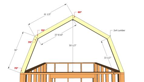 Barn Shed Roof Plans Howtospecialist How To Build Step By Step Diy