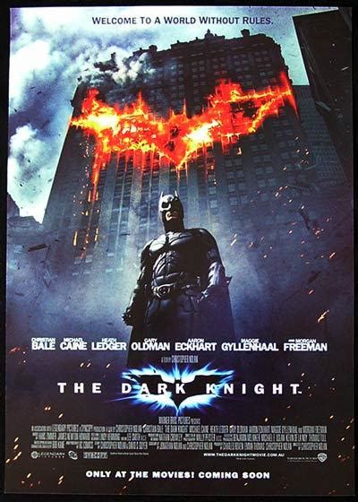 Aaron eckhart, amit shah, andrew bicknell and others. THE DARK KNIGHT Original US Mini Movie Poster Batman ...