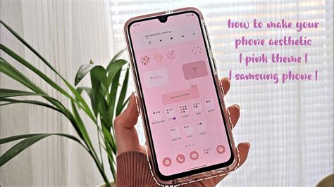 How To Make Your Phone Aesthetic Pink Theme So Cute Samsung Phone