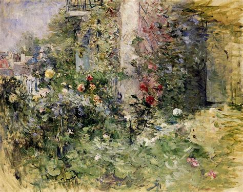 The Garden At Bougival 1884 Berthe Morisot