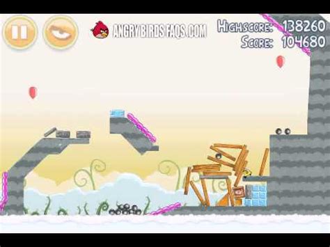 Angry Birds Level Danger Above Star Walkthrough Youtube