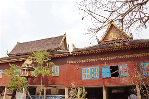 Cambodian Khmer Wooden House Traditional House Wooden House House