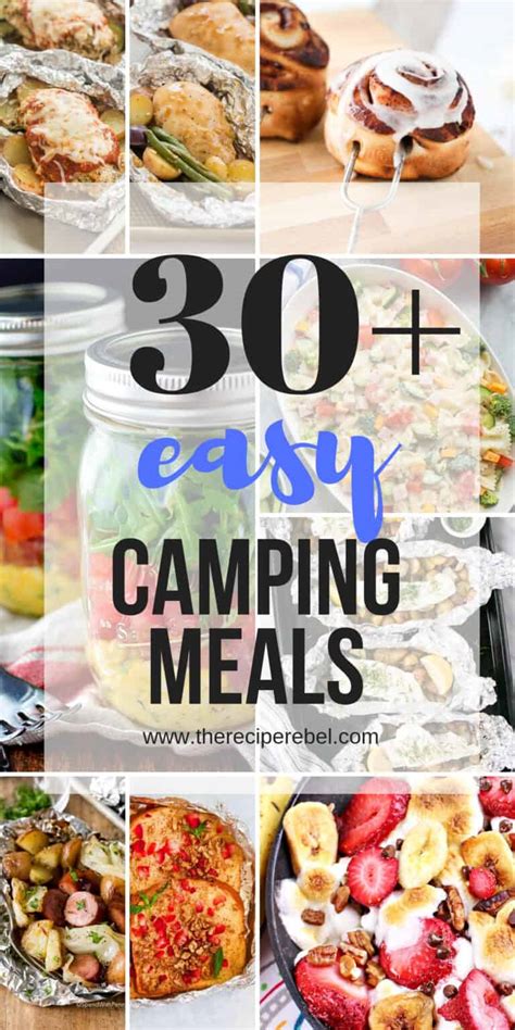 30 Easy Camping Meals Easy Prep Campfire Cooking The Recipe Rebel