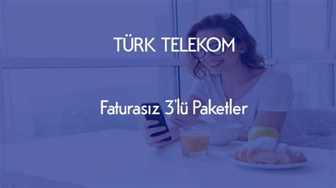 T Rk Telekom Faturas Z Paketler Bildirimlerim