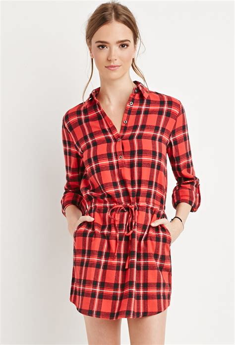 Forever 21 Plaid Flannel Shirt Dress 22 Forever 21 Lookastic