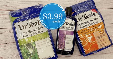 Dr Teals Pure Epsom Salt Soaking Solution And Foaming Bath Are As Low As 399 Each At Kroger