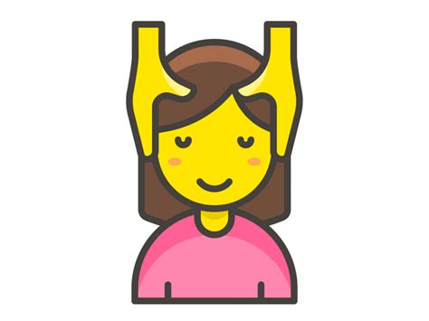 Woman Getting Massage Emoji Png Transparent Emoji