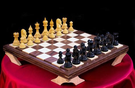 Hand Made Custom Chess Board By Wood N Reflections