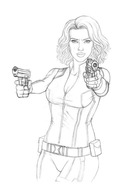 Black Widow Drawing At Getdrawings Free Download