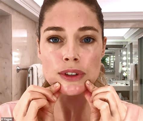 supermodel doutzen kroes shares her skincare and makeup secrets daily mail online