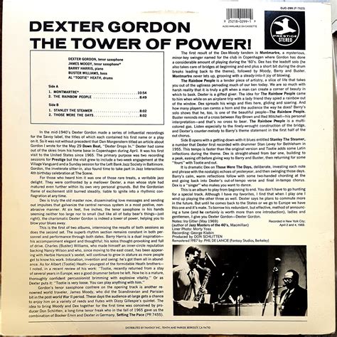 Dexter Gordon The Tower Of Power Vinyl Blue Sounds