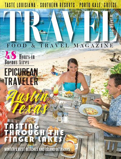 Food And Travel Magazine Subscription Discount Travel Inspiration