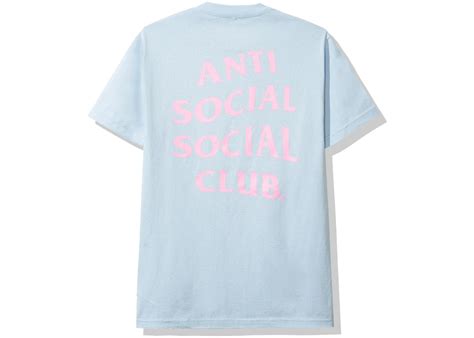 Anti Social Social Club New York Tee Fw19 Light Blue Fw19