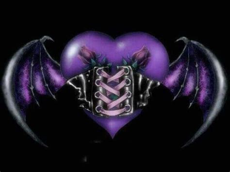 Heart Pin I Love Heart Dark Heart Gothic Fantasy Art Gothic Vampire