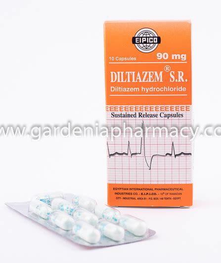 DILTIAZEM SR 180MG 10 CAP Gardenia Pharmacy