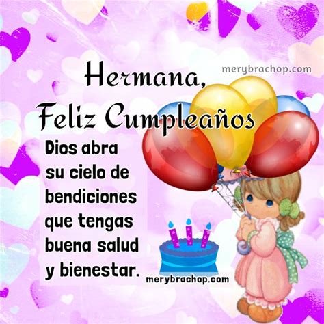 Saludos De Cumpleaños Para Una Querida Hermana