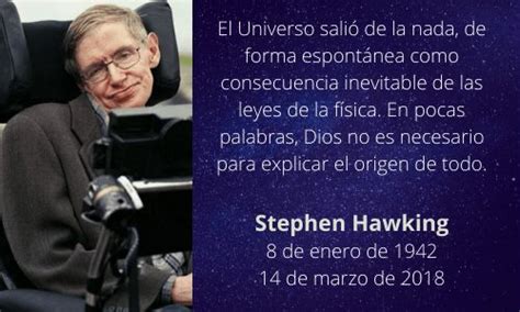 Observador Rebelde Stephen Hawking El Gran Científico Ateo