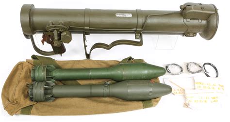 Lot Us Army M20 35 In Super Bazooka Rocket Launcher