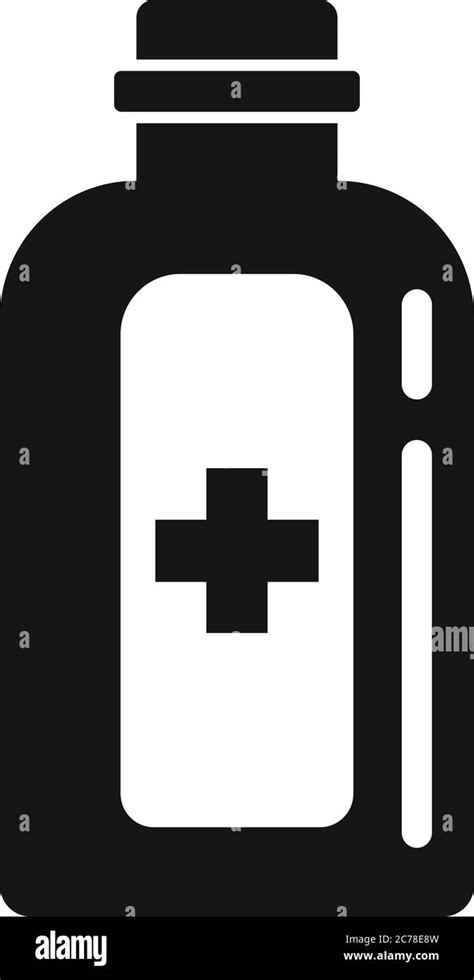 Medical Homeopathy Bottle Icon Simple Illustration Of Medical