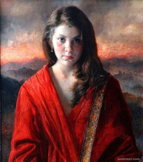 Portrait Painting By Arsen Kurbanov