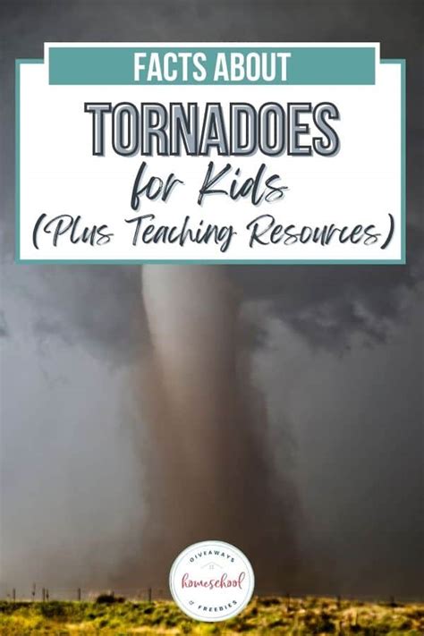 Facts About Tornadoes For Kids Plus Teaching Resources