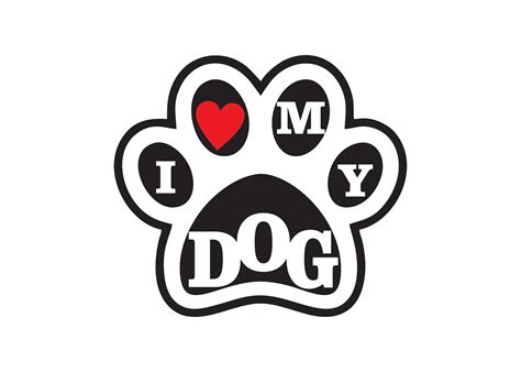 Estampa Camiseta Vetor I Love My Dog Vetorizado Grátis Vetores