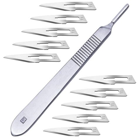 100 Scalpel Blades 11 With Free Handle Industrial