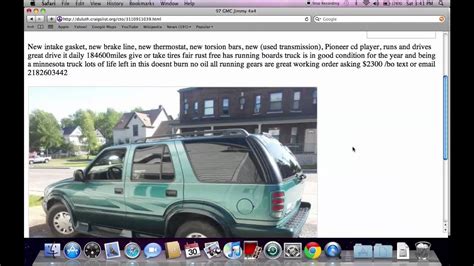 Craigslist Duluth Used Cars Cheap Vehicles For Sale By Private Owner