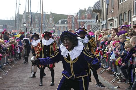Protest Against Dutch Holiday Tradition That Has Santas Helpers
